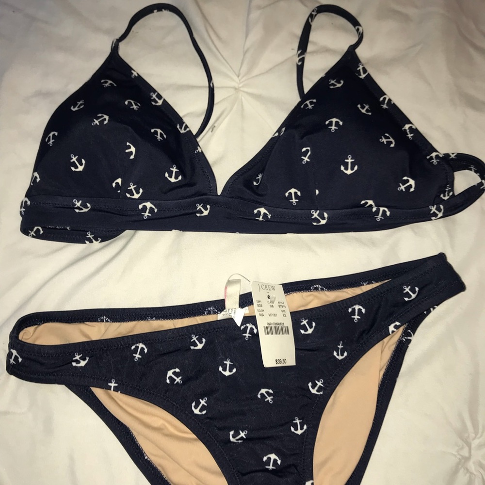 JCrew anchor two piece swim suit - Picture 2 of 5